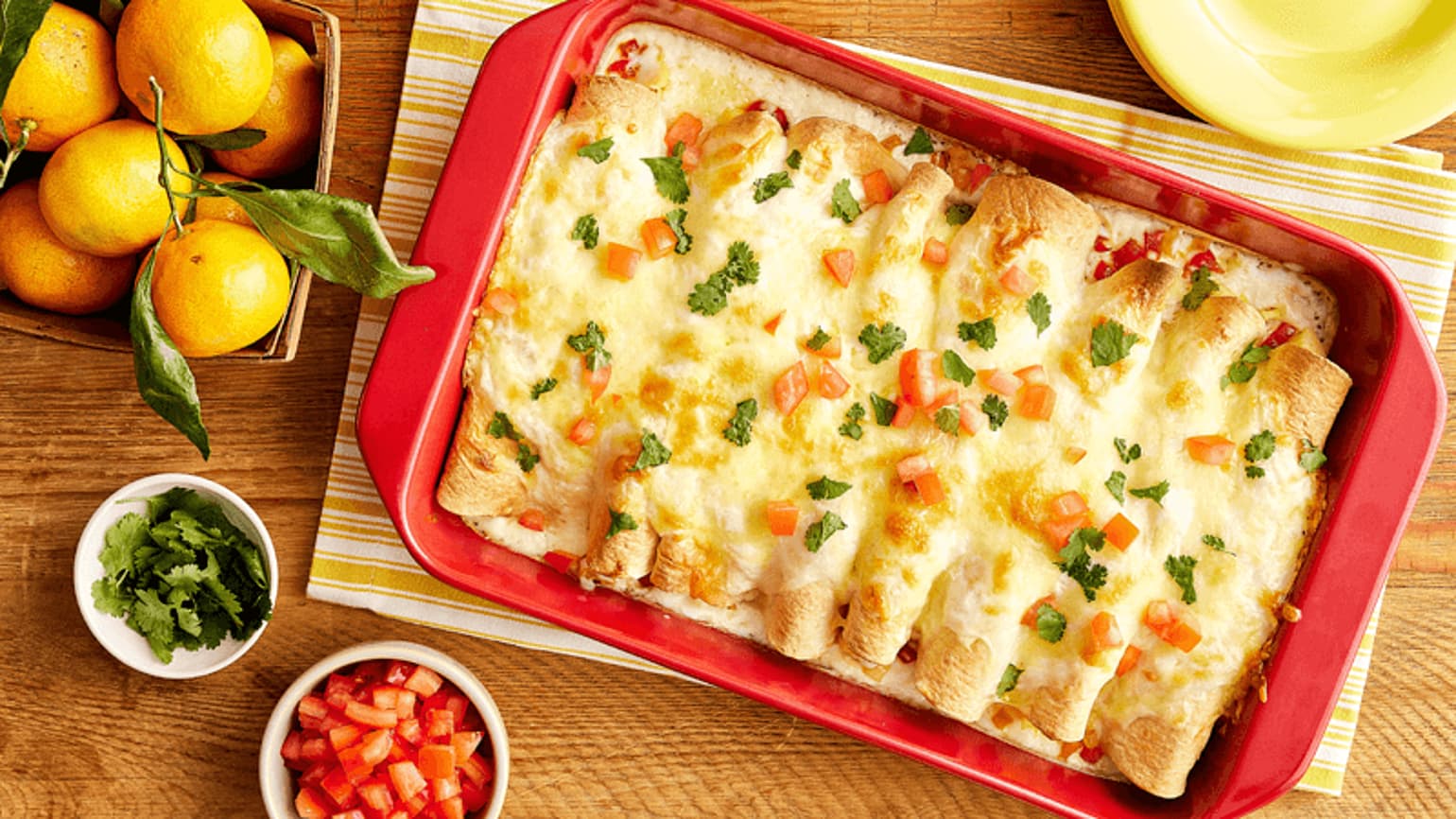 Breakfast Fajita Enchiladas